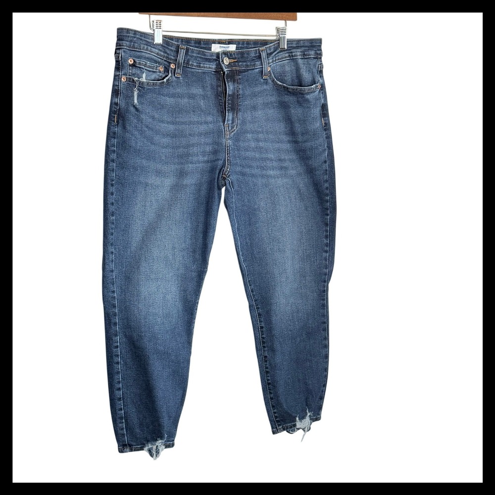 Denizen from Levi's Womens Boyfriend Jeans Blue Distressed ‎ Size 18 W34